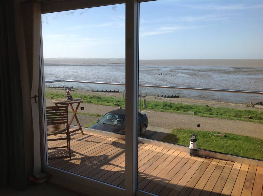 View from upstairs lounge
