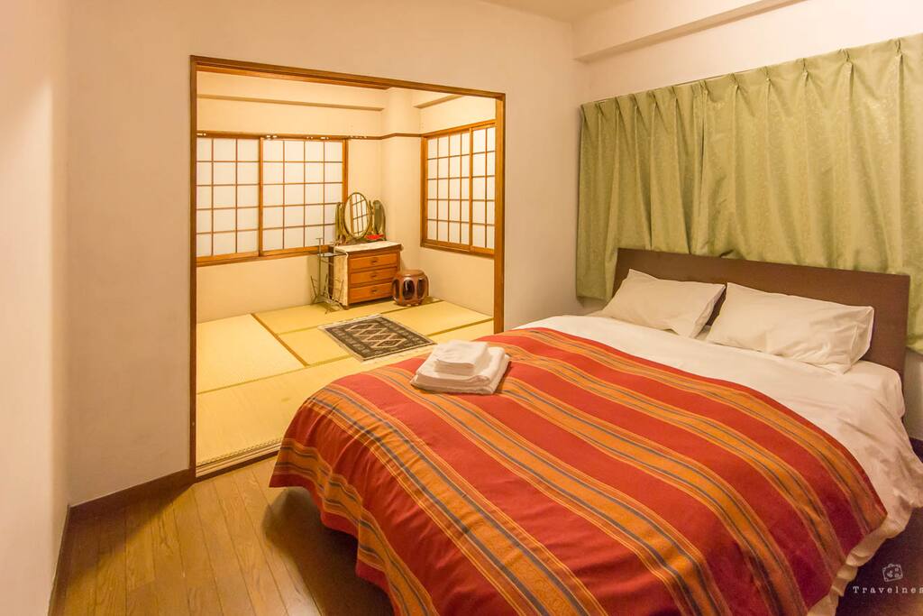 The bedroom (The photo by a dear guest. Thanks Rung!)