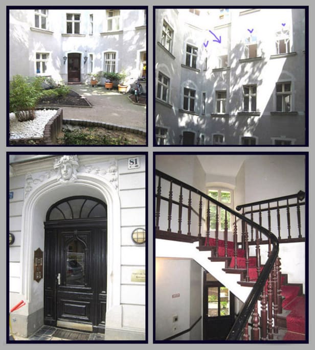 exterior/stairs/ courtyard