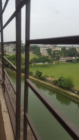 Studio Apartment with #Lake View & Rooftops Garden