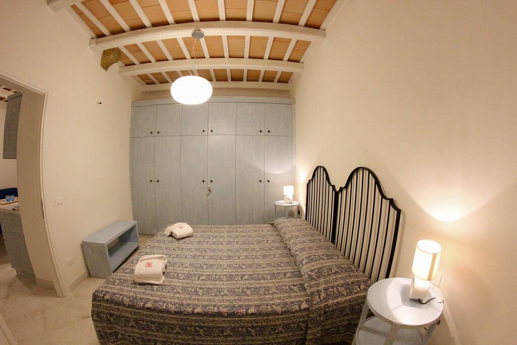 Soffitto con travi a vista