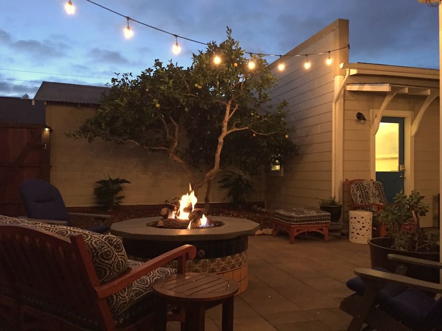 Evening patio
