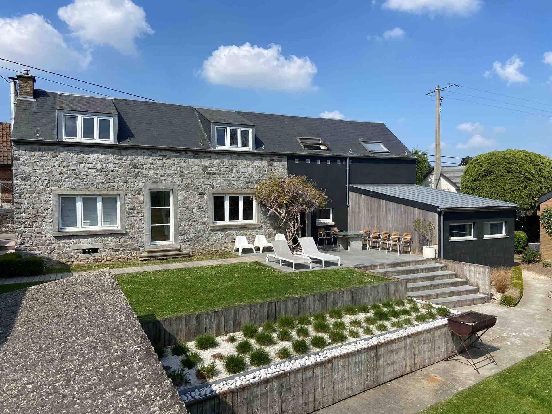 Beautiful farmhouse in the countryside facing south