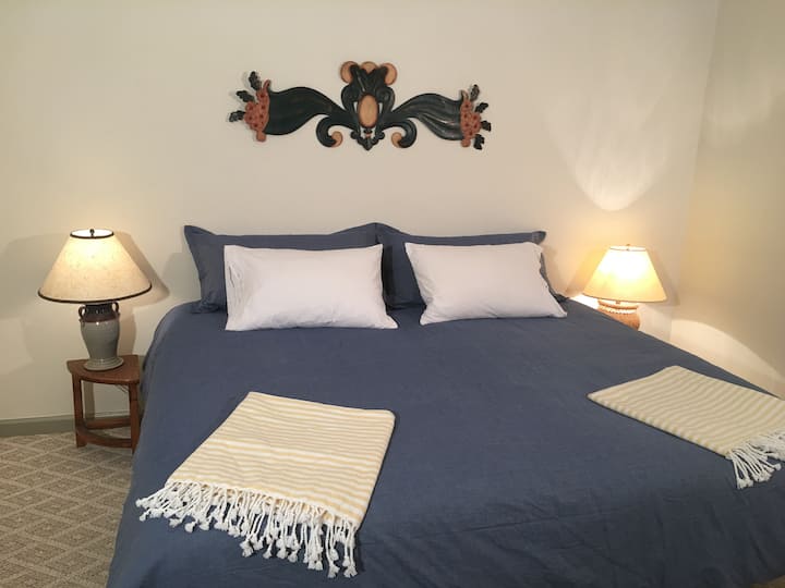 Third bedroom, king setup 