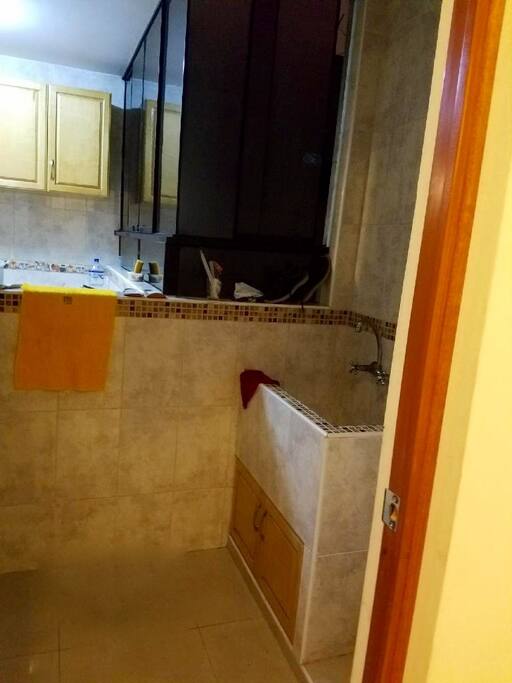 Kitchen and Washer Area
