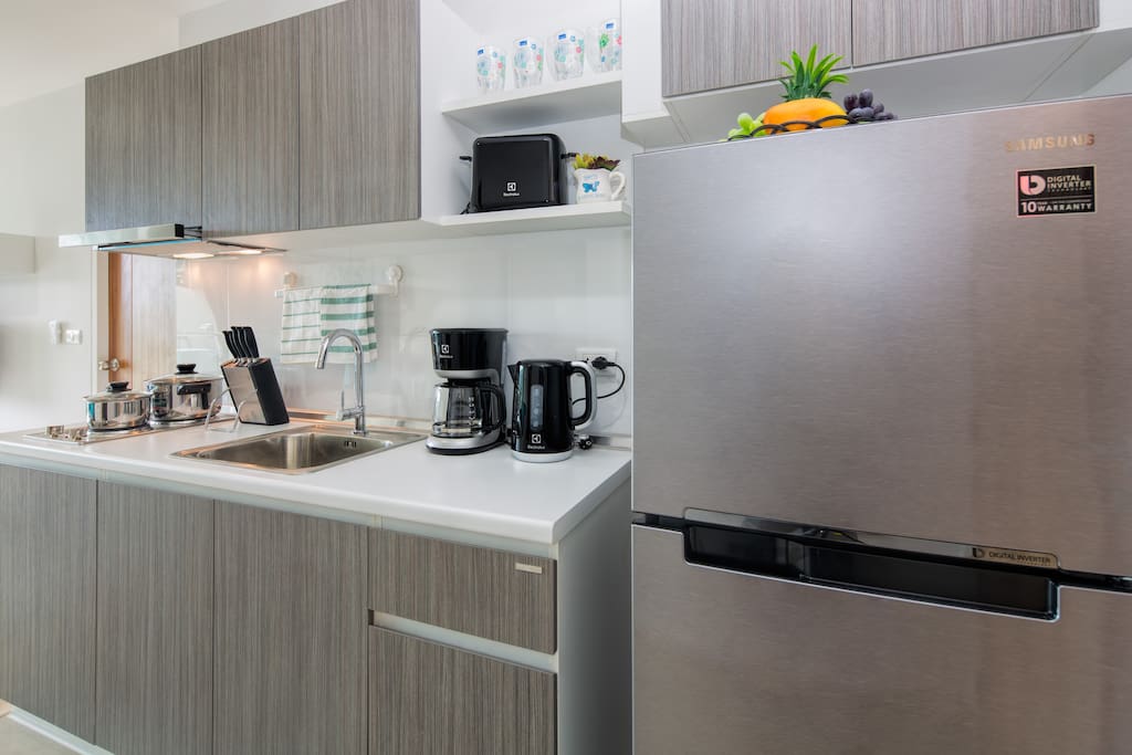 Fully equipped kitchen with everything you might need on your holidays!