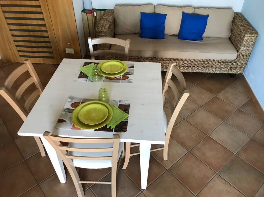Il soggiorno-cucina