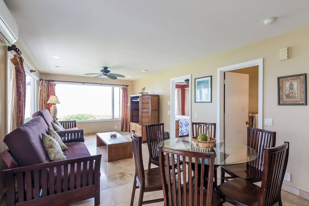 Living and dining area