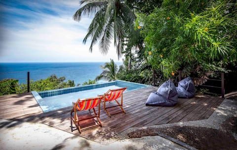 Sunset sea view pool residence