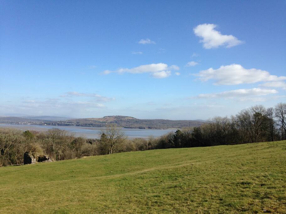View from the field above Hazelwood Court