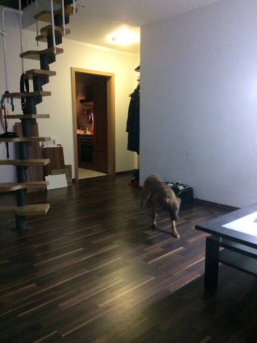 2. Ebene sowie separates Schlafzimmer vorhanden. Ruhe ist sicher!