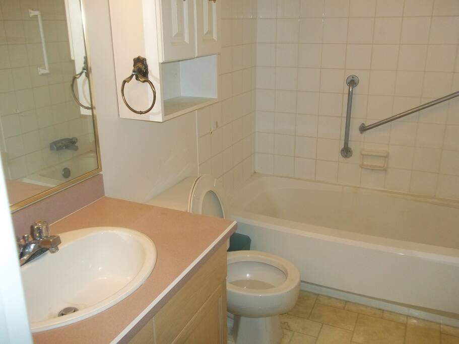 Private 4 piece bathroom.