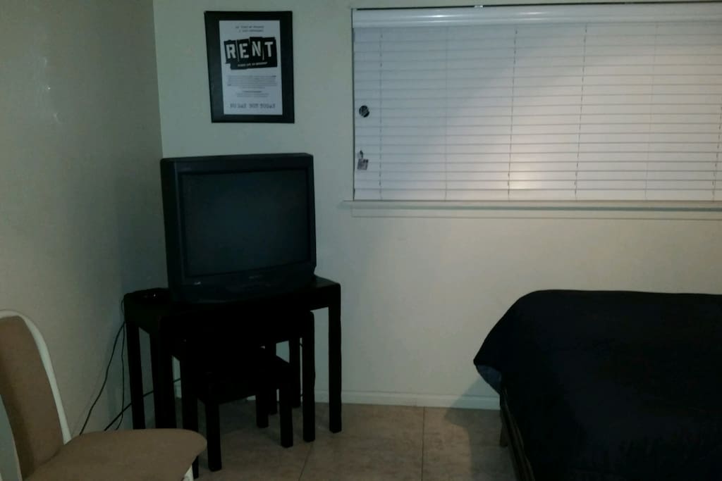 Tv in bedroom