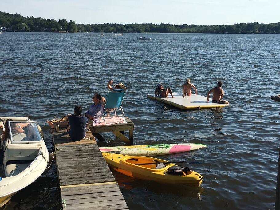 Enjoying the lake