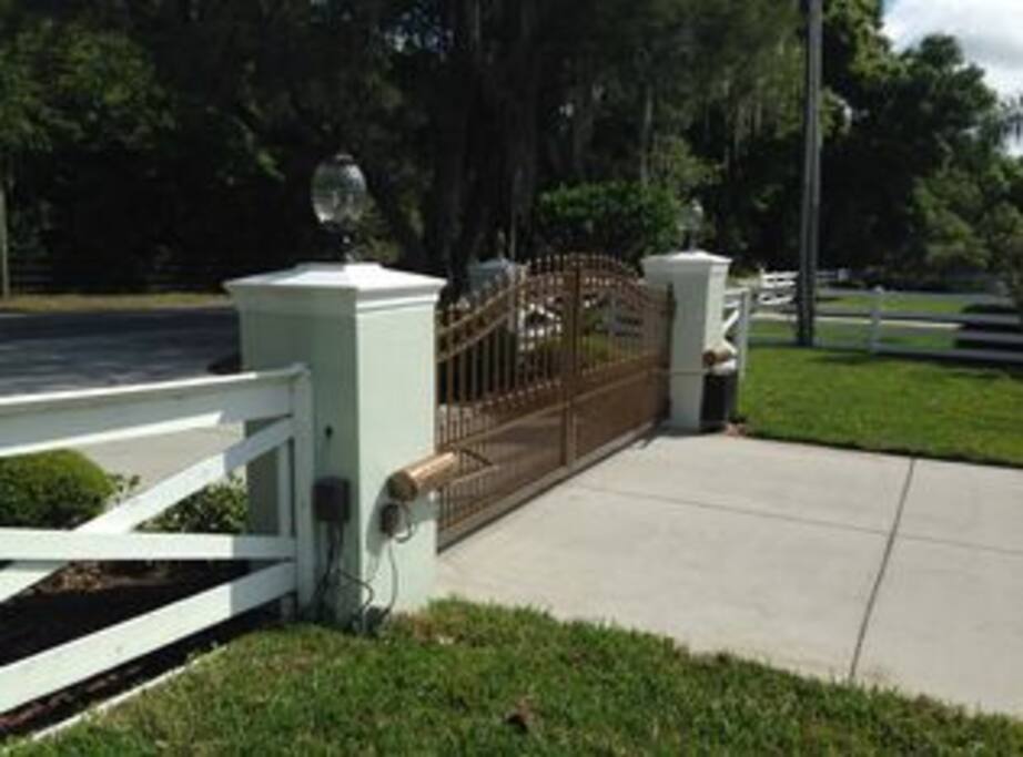 Gated and secure property...You will be given your own gate opener to come and go as you please.