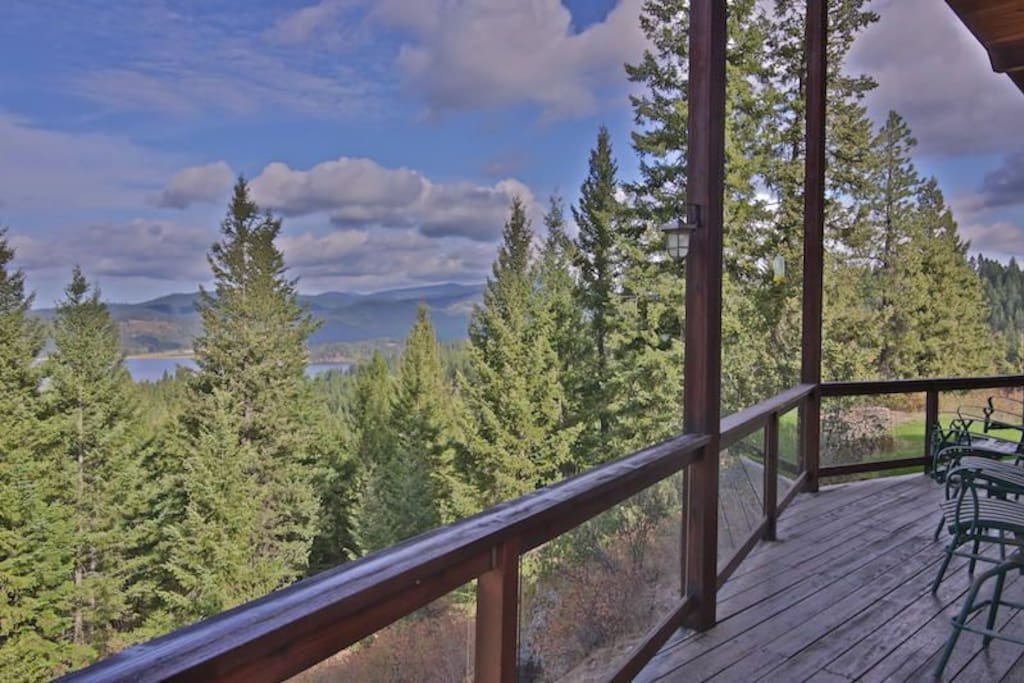 360 degree views, Hauser Lake and Post Falls valley.