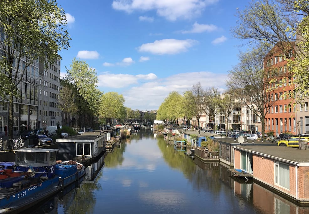 The canal on a sunny day!