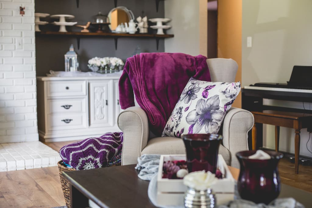 Cozy seating.
