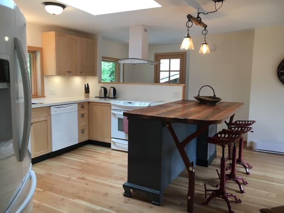 Large kitchen island
