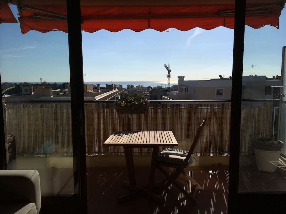 Terrasse Sud vue mer