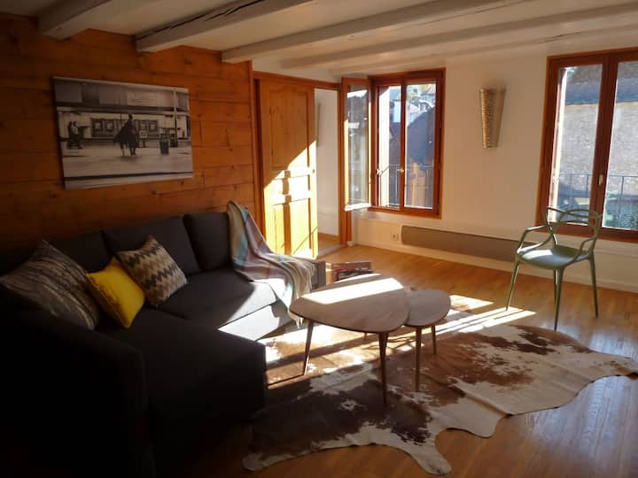 Living room from dining room.