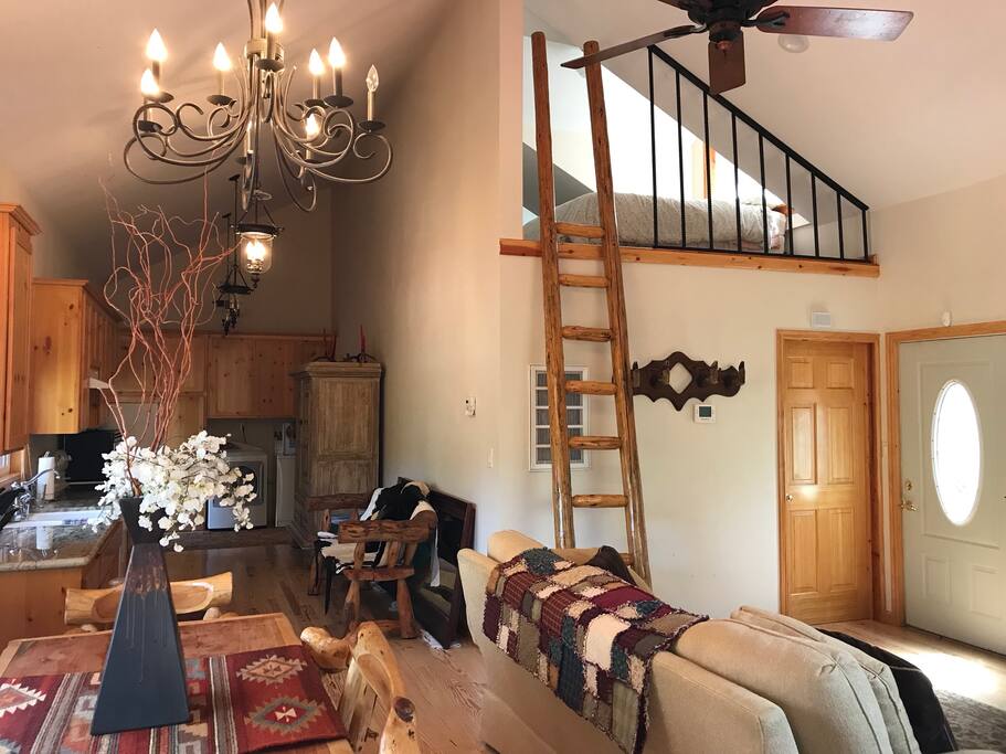 Dining area living room and loft
