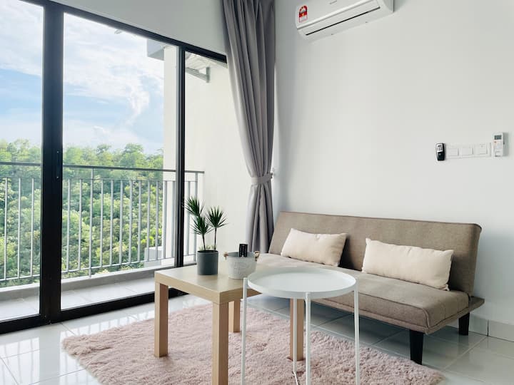 *<Gin [Offer] 2bedroom Nilai 50tv Wifi 4px - Sepang