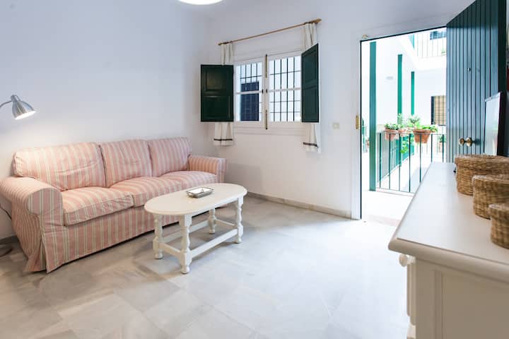 Apartamento Tranquilo En La Judería - Aeropuerto de Sevilla (SVQ)