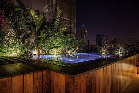 Mar Mikhael Rooftop + Private Pool - Power 24/7