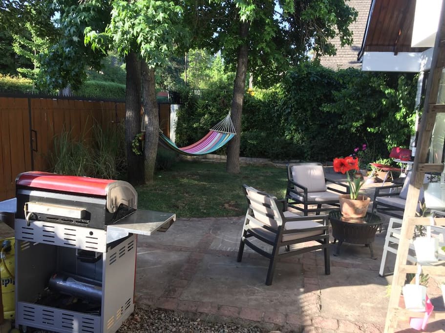 BBQ gas entrance