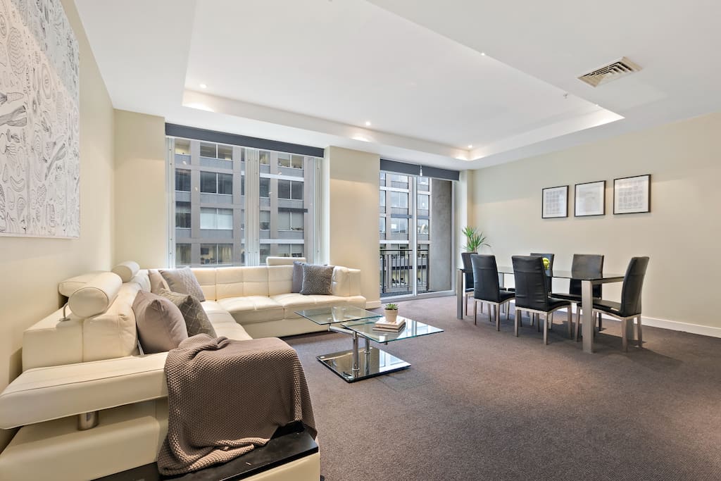 "We had a fantastic time at this Airbnb. It was situated in a perfect location central to everything you would need in the centre of Melbourne . The apartment was clean spacious and modern . We would definitely return and stay again . Great hosts very comfortable stay ." - Dianne