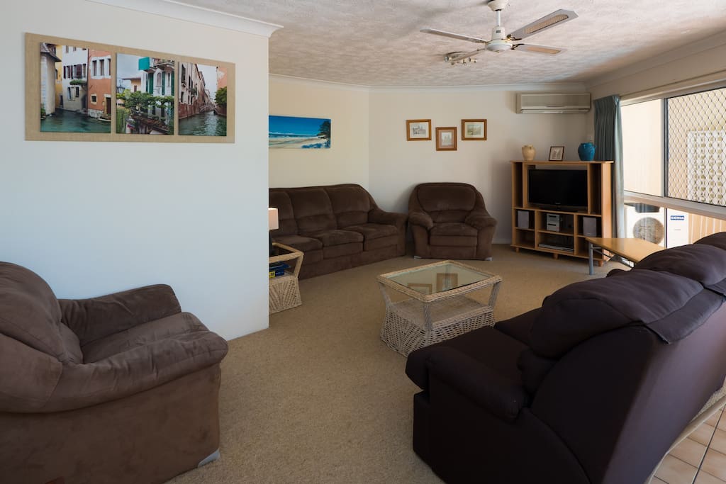 Living Area of One of our 3 bedroom Apartments