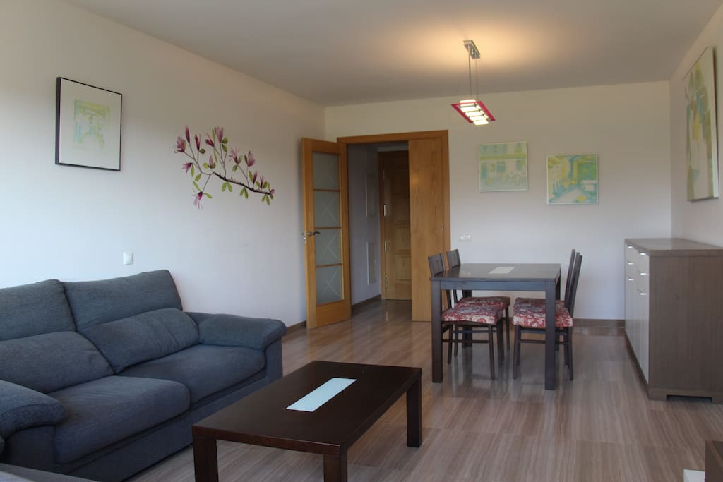 Salón-comedor y zona de estar.