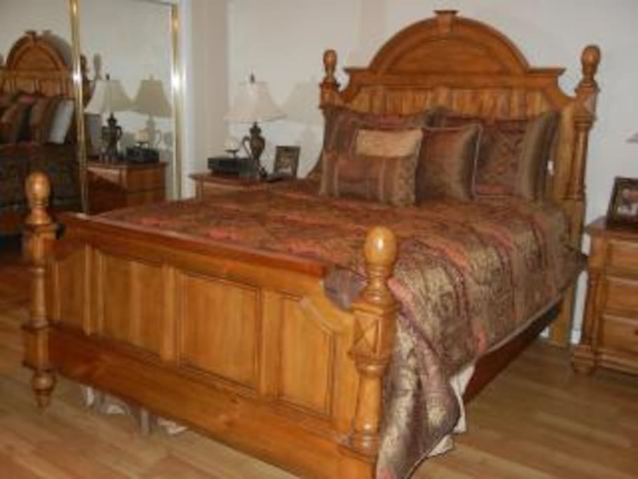 Master Bedroom - with separate entrance, dvd player, tv, ceiling fan
