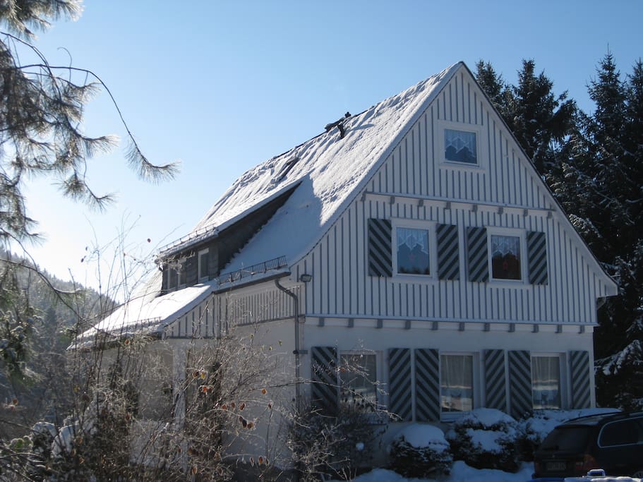 Haus Münster im Winter