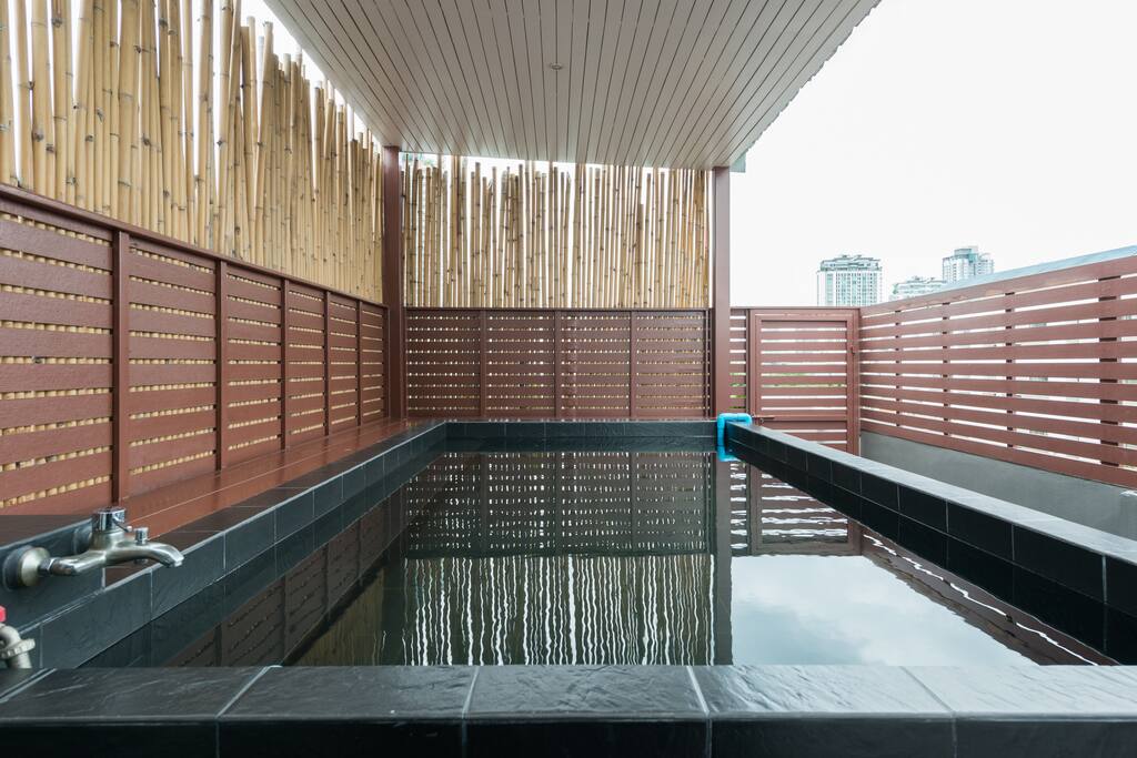 Japanese onsen.