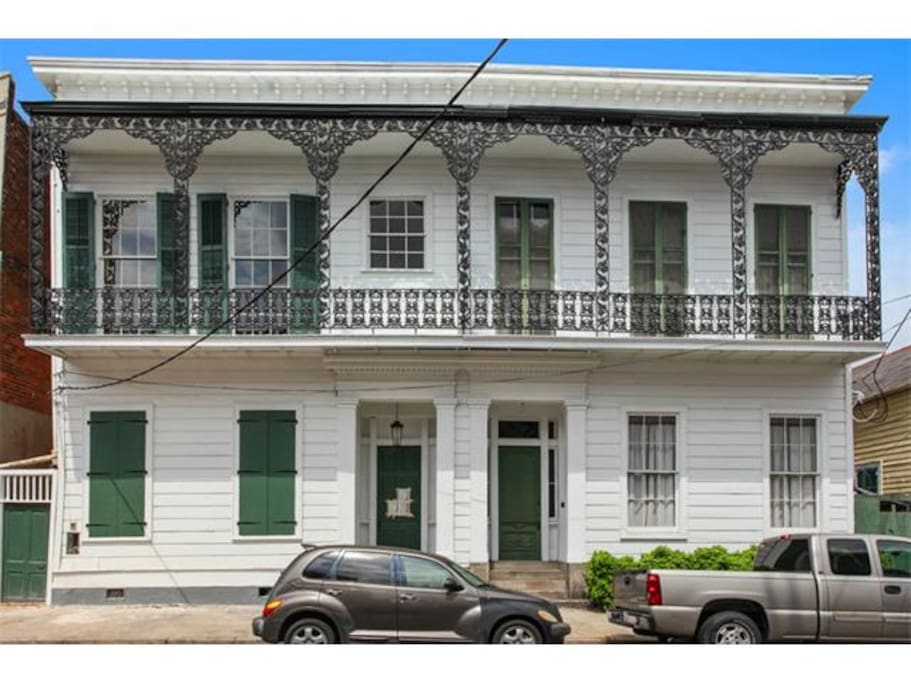 Historic on Bourbon Street property dated back to the 1800's. This is a brand new condo offering luxury plus!