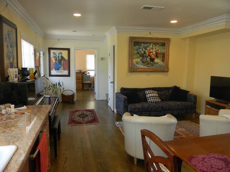Downstairs from kitchen