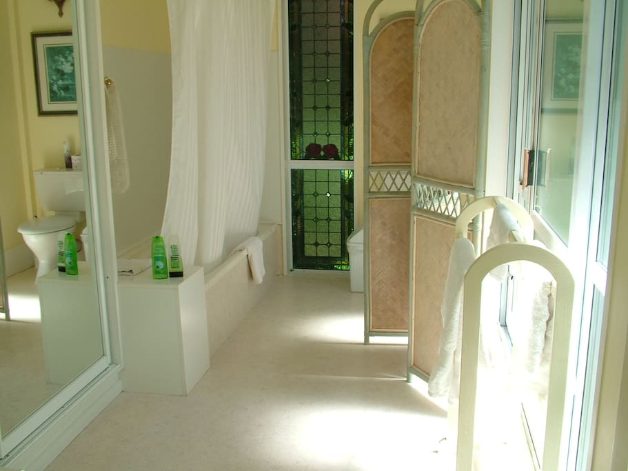 Large Ensuite with bath. Spa pool also available
