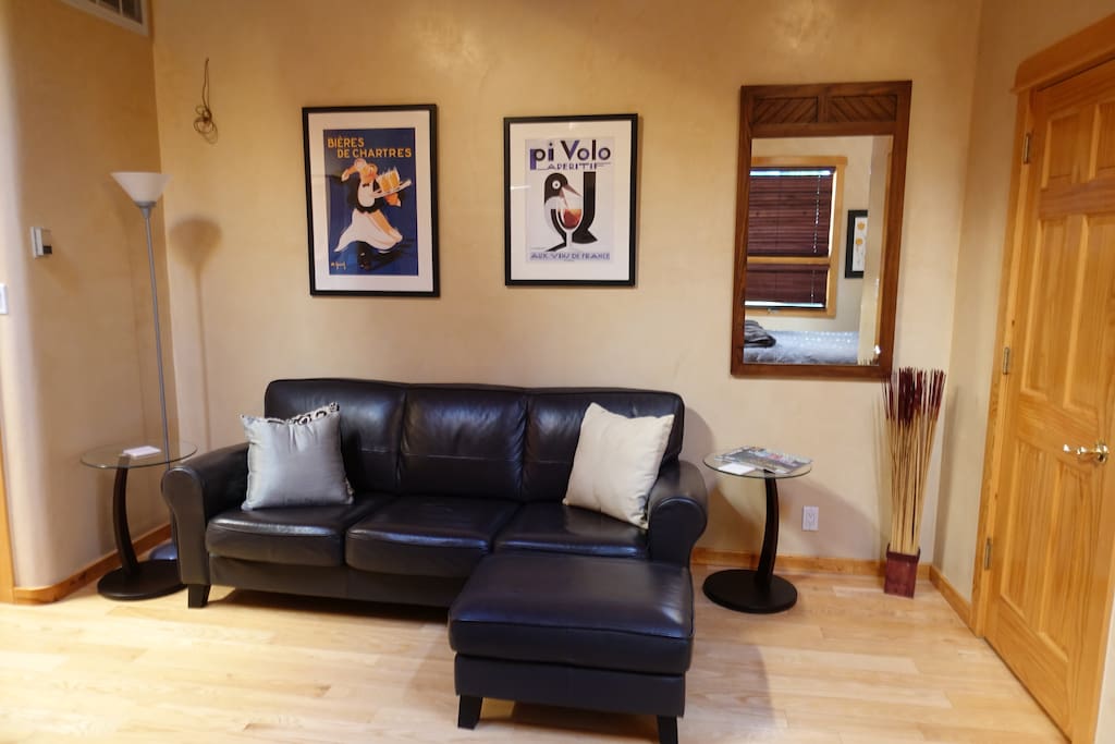 Sofa and sitting area