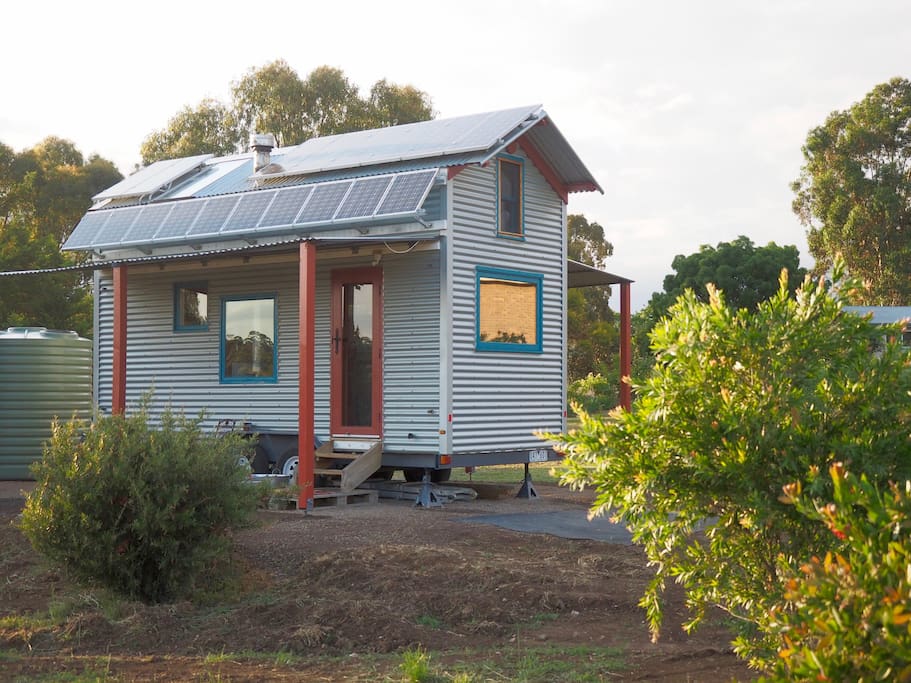 Fred's TIny Houses prototype. An off-grid tiny house built for an Australian climate