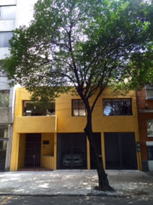 Façade of apartment