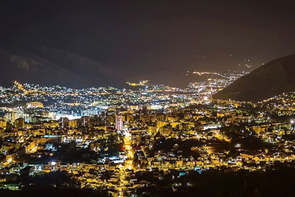 Mostar at night