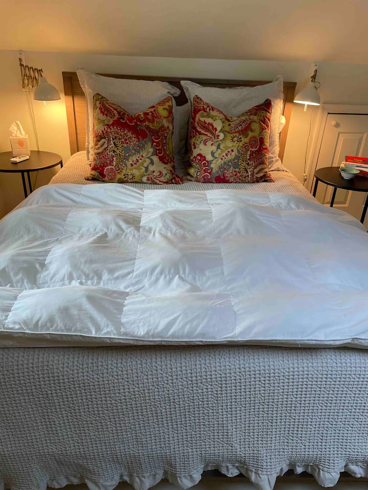 מיטת קווין סייז, חדר שינה למעלה 