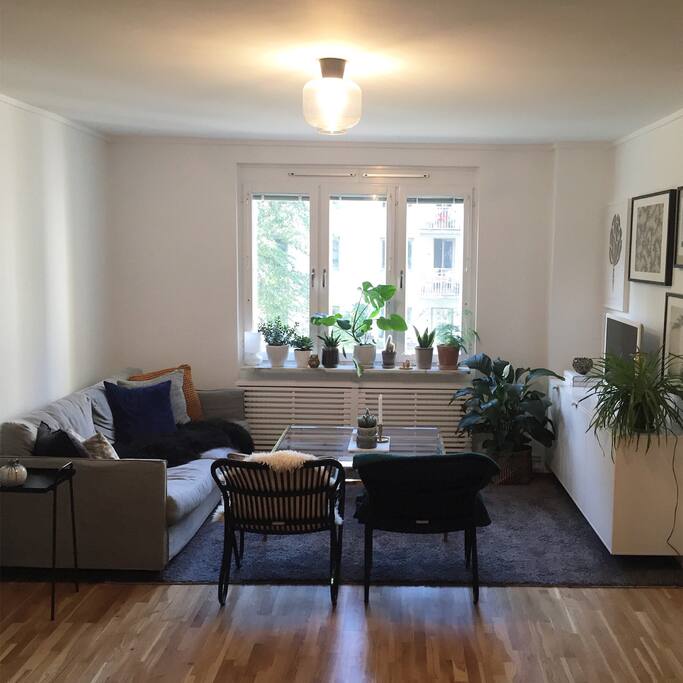 Sofa area / living room seen from kitchen area