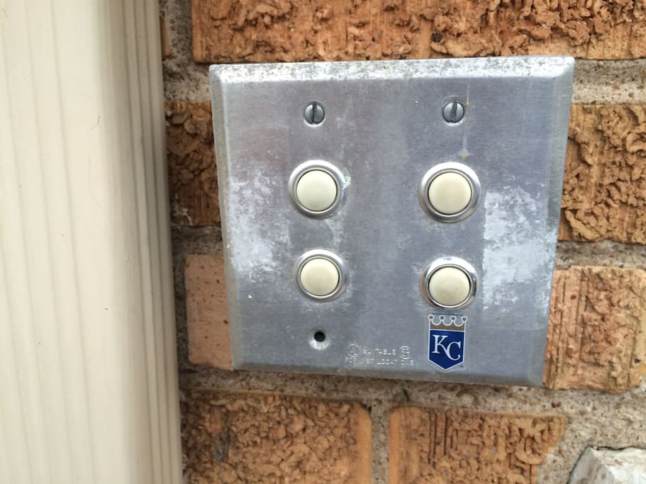 Door bell to unit. We are the Royals!