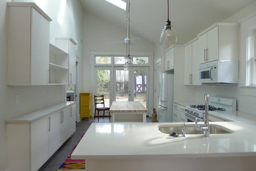 Modern and open shared kitchen