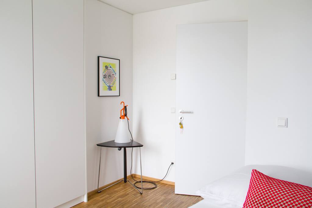 Your guestroom: I love this lamp by Konstantin Grcic.