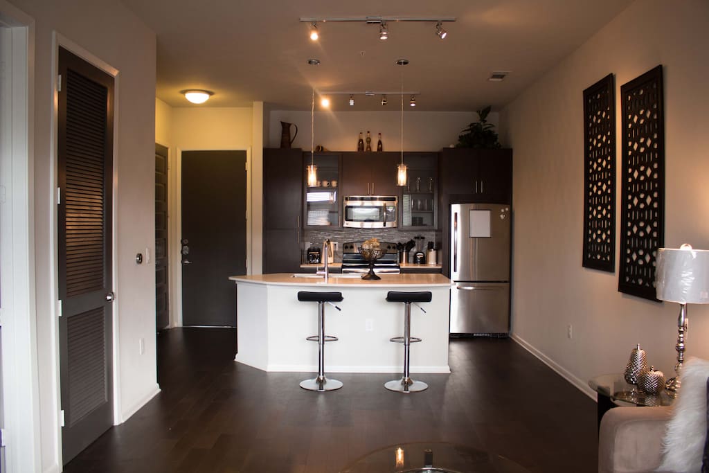 Luxury Living Room/Kitchen Area
