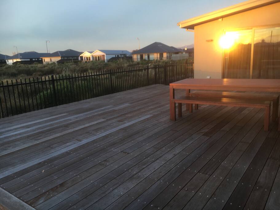 The back deck